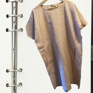 Eileen Fisher Tan Midi Dress